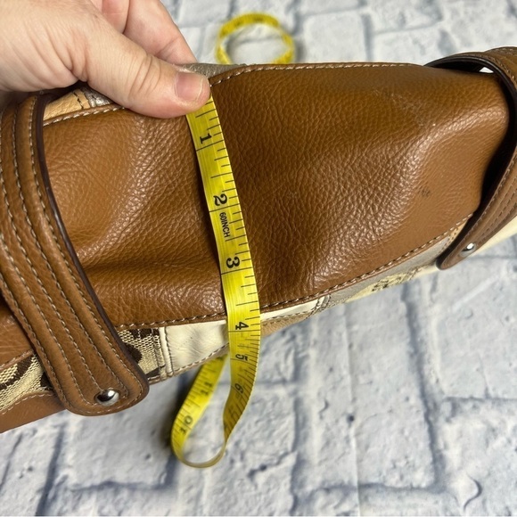 Sophia Caperelli bag brown/tan boho patchwork - Picture 5 of 16